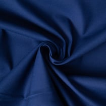 Tissu Coton Sergé légèrement extensible uni Bleu roi