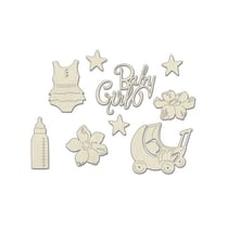 Clipboard, embellissement carton Fabrika Décoru BOHO BABY 816