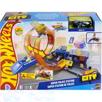 Hot Wheels Coffret Super Station de Police