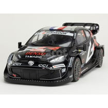 Voiture miniature de collection - IXO - Toyota Yaris GR Rally1 MC 2025 No17 Ogier/Landais - 1/18 - Monté métal - Réf106758