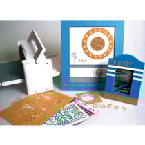 20 feuilles de papier kraft adhésif A4