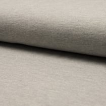 Tissu Jersey Piqué de coton spécial Polo Gris clair chiné