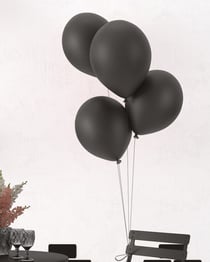Ballon Ø 30cm - lot de 10 - noir