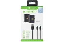 Pack 2 batteries rechargeables snakebyte pour manette XBOX ONE noire
