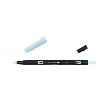 Lot de 6 feutres double pointe pinceau - TOMBOW - ABT Dual Brush Pen - Bleu ciel