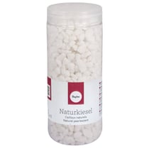 Cailloux naturels, blancs, 5-8mm, boîte 475ml