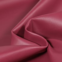 Tissu Simili cuir souple et épais uni Roma Bordeaux