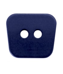 Carte de 2 boutons quadrilatère 2 trous 20mm - Prym Marine Bleu