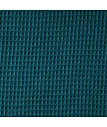 Tissu coton Nid d'Abeille de 150 cm de largeur Paon Bleu vendu par 50 cm