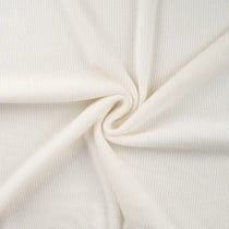 Tissu Maille Tricot Althea uni Blanc