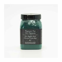 Pigment pour création de peinture - pot 130 g - Vert anglais foncé