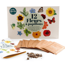 Radis et Capucine - Enveloppe 12 sachets - Fleurs à papillons