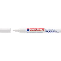 Lot de 10 marqueurs peinture pointe balle 2-4 mm - EDDING - Blanc - 750