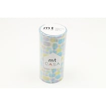 Masking Tape - Masking Tape MT Casa 10 cm pavés ronds bleu - pool blue