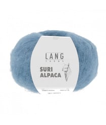 Pelote de 100% Alpaga SURI ALPACA - 25GR - Lang Yarns 0006 Bleu