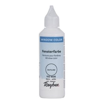 Window Color Peinture pour les contours, blanc, flacon 80 ml