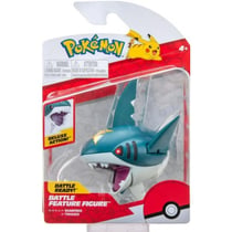 Pokemon battle feature figure sharpedo - pokemon - figurine action deluxe - bandai