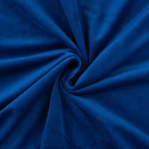 Tissu Velours ras d'habillement uni Bleu roi