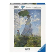 Puzzle 1000 pièces - Femme à l'ombrelle tournée vers la Gauche/Claude Monet - Ravensburger