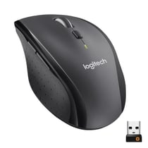 Souris sans fil Logitech M705 - Noir - Molette de défilement - Suivi laser - 7 boutons