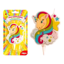 Dekora - Bougie Licorne 7,5cm