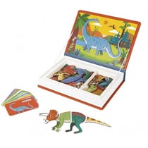 Magneti'book dinosaures - janod - j02590 - jeu educatif magnétique, aimante