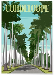 Affiche Guadeloupe | A3 : 29,7x42cm