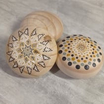 12 pochoirs dotting art 7 cm - Artemio