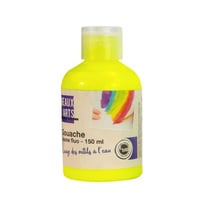 MégaCréa DIY - Gouache pour enfant Jaune fluo 150ml