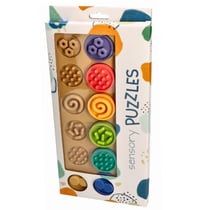Puzzle sensoriel Montessori XL – Formes tactiles à associer