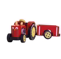 Tracteur et sa Remorque en bois