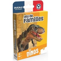 Jeu de familles les dinosaures 32 cartes - ducale enfant - jeu de societe, voyage