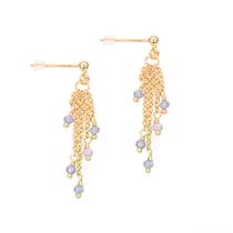 Boucles d'oreilles Bianca en pierres Tanzanite