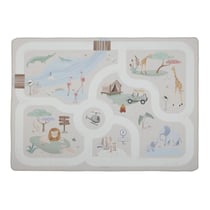 Tapis de jeu pour voiture Safari Friends - Little Dutch