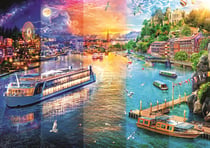 Puzzle 1000 pièces - Croisière Fluviale - Trefl