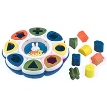 Boite carrousel des formes miffy 8 blocs multicolore - trieur de formes bebe