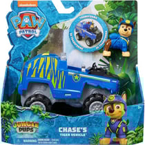 Coffret pat patrouille jungle pups : tout terrain + chase - vehicule transformable - figurine chien - paw patrol - spin master