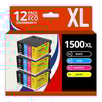 PGI-1500XL - Pack 12 cartouches compatibles Canon Maxify MB2150 MB2350 MB2750 - 123CONSOMMABLES
