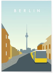 Affiche Berlin | A3 : 29,7x42cm