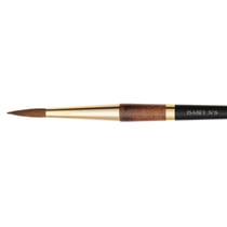 Pinceau - Rond large - Aquarelle - Isabey - Martre Kolinsky Pure - 6228i - N°8 - Fibres naturelles