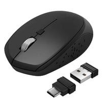 Souris Sans Fil Tablette Ordinateur Macbook Adaptateurs USB-C USB Akashi Noir