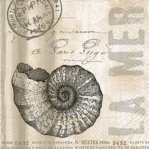 Graine Créative - Serviette La mer 20 pièces