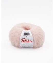 Pelote de laine et Mohair PHIL CHIC - 25gr - Phildar Nude Rose
