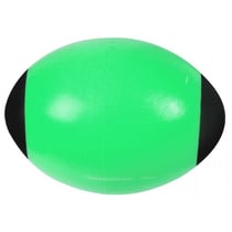Ballon de rugby en mousse vert 24 cm - balle ovale soft - jeu sport enfant
