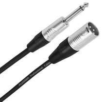 Câble micro Plugger Câble XLR mâle 3b - Jack mâle mono 1m Touring