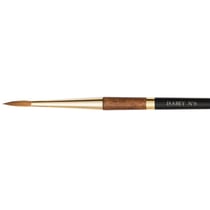 Pinceau - Rond fin - Aquarelle - Isabey - Martre Kolinsky Pure - 6227i - N°6 - Fibres naturelles