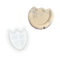 Moule en silicone 14,9cm x 16,3cm x 1,8cm - Plateau en forme de tulipe
