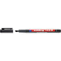 Marqueur permanent 1-3 mm Edding - Noir - Pointe biseautée