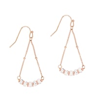 Boucles d'oreilles Piana en pierres Howlite