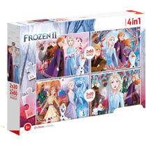 Puzzle 2D 20 et 60 pièces - Reine des Neiges Elsa Olaf Sven Anna - CLEMENTONI